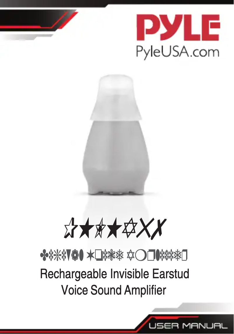 Page n°1 - Manuel utilisateur Pyle PHLHA57