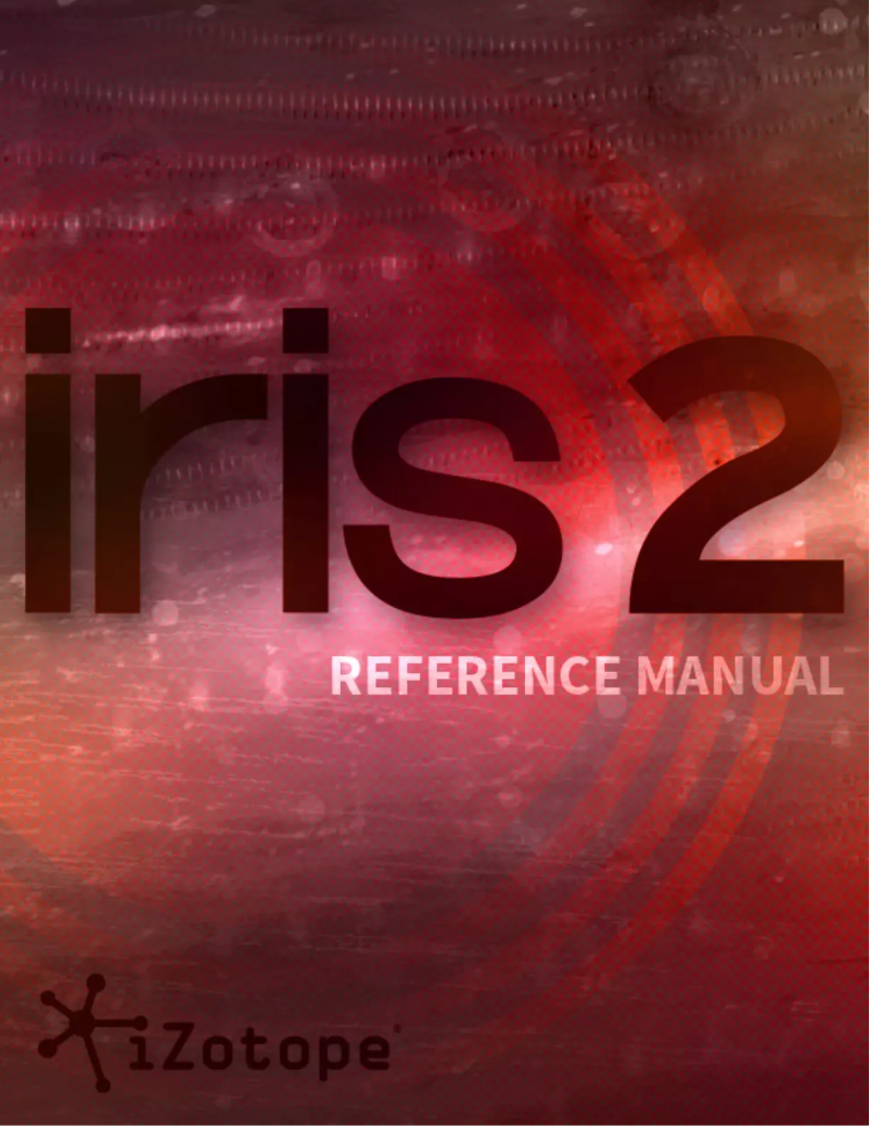 Page n°1 - Manuel utilisateur iZotope Iris 2