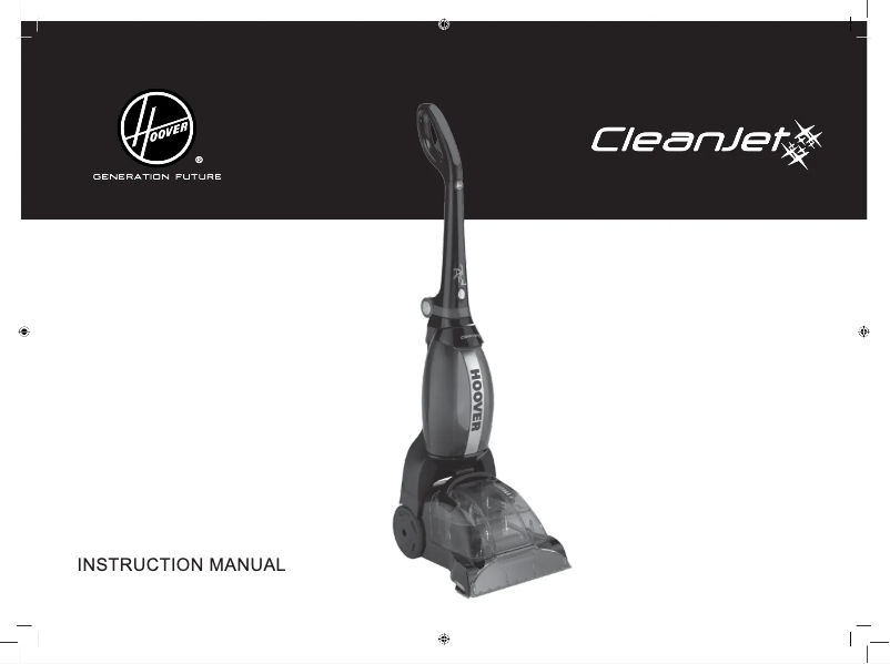 Image de la première page du manuel de l'appareil Cleanjet CJ600