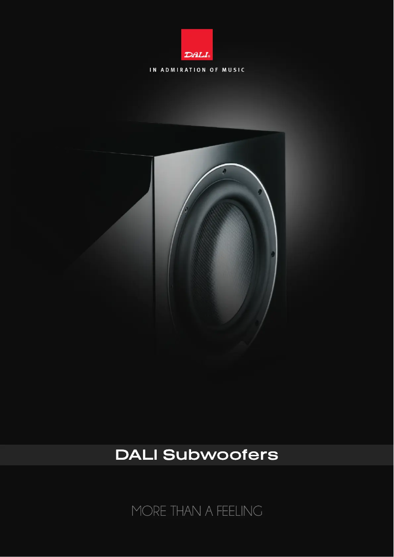 Page n°1 - Brochure Dali SUB P-10 DSS