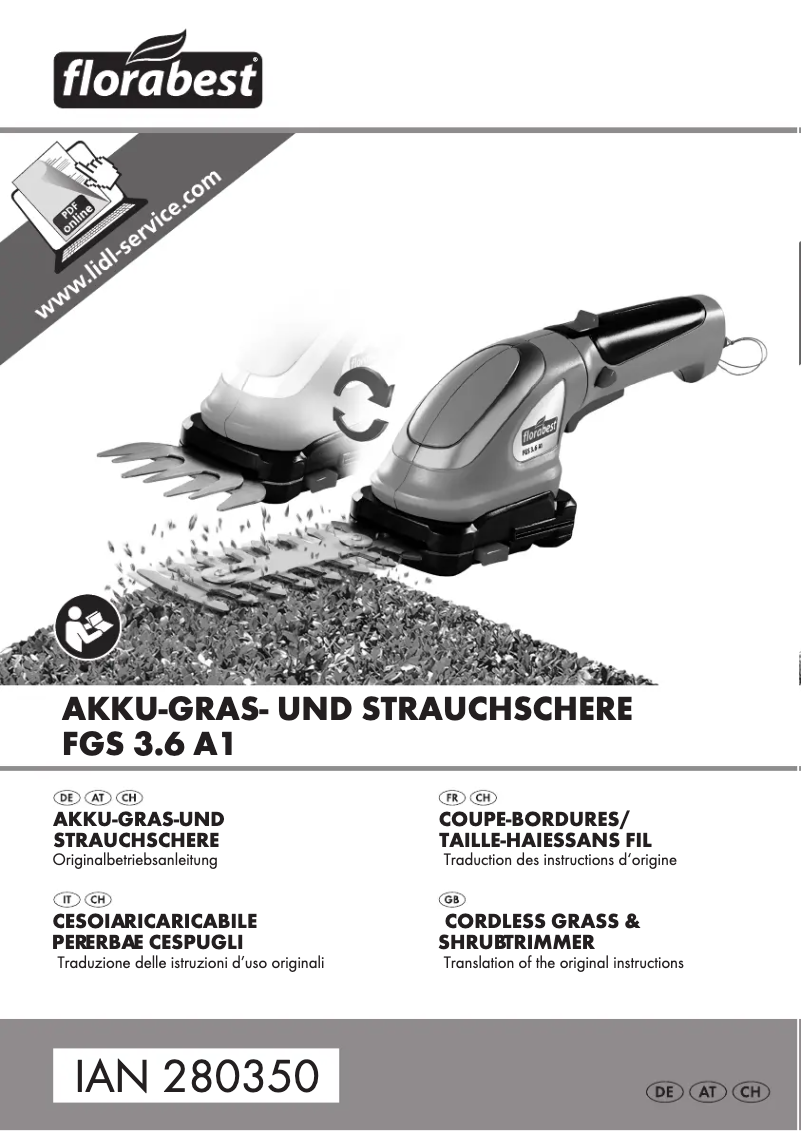 Image de la première page du manuel de l'appareil FGS 3.6 A1