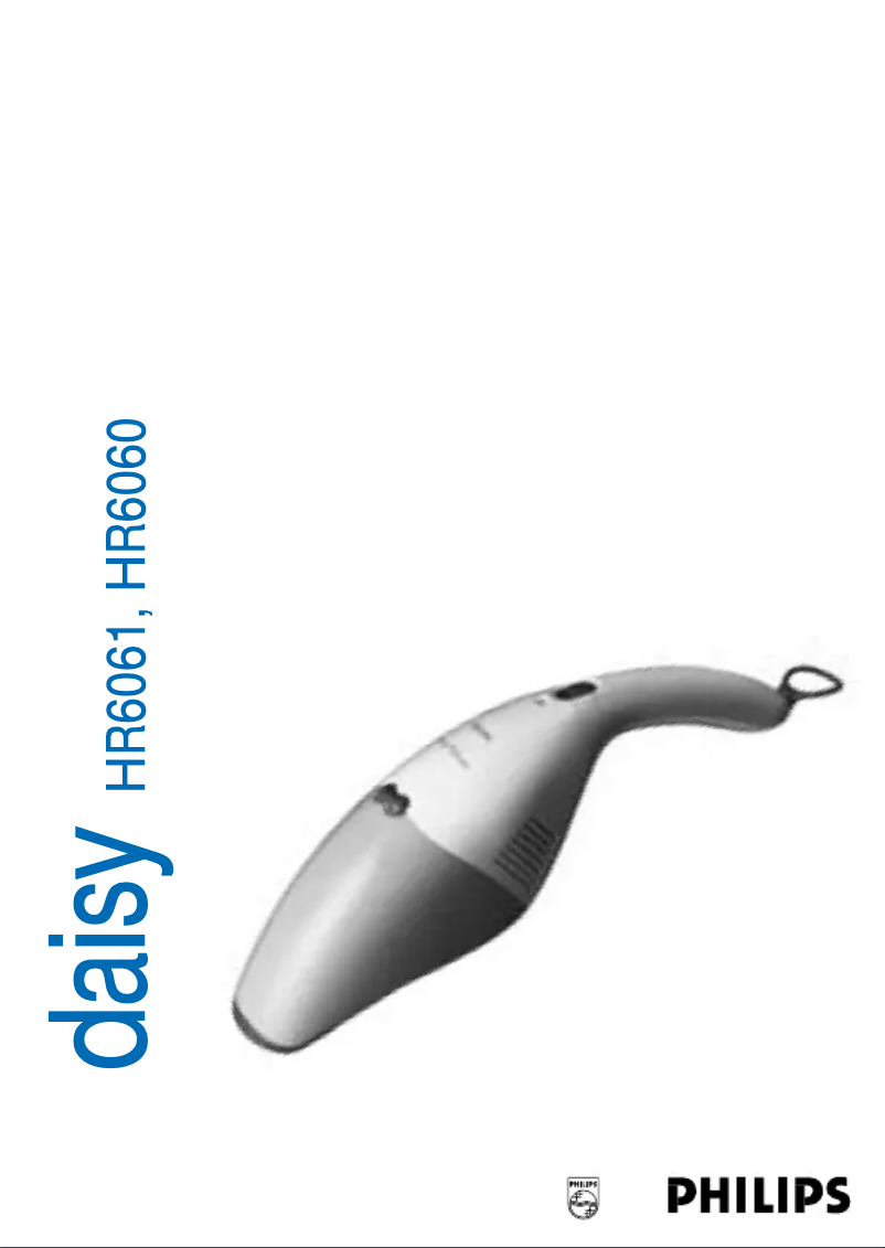 Page 1 of the manual User Manual Philips Daisy deluxe HR6060