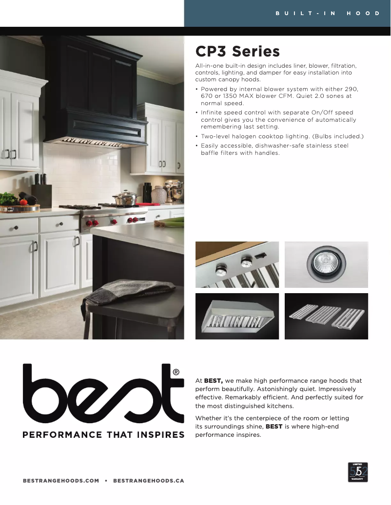 Image de la première page du manuel de l'appareil CP34I309SB