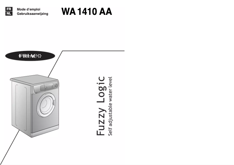 Image de la première page du manuel de l'appareil WA 1410 AA