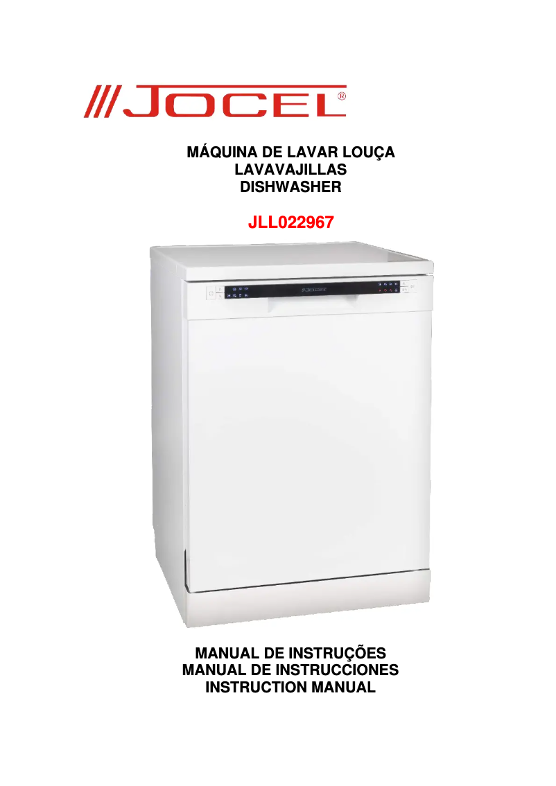 Page n°1 - Manuel utilisateur Jocel JLL022967