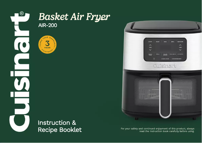 Página 1 del manual Manual de usuario Cuisinart AIR-200