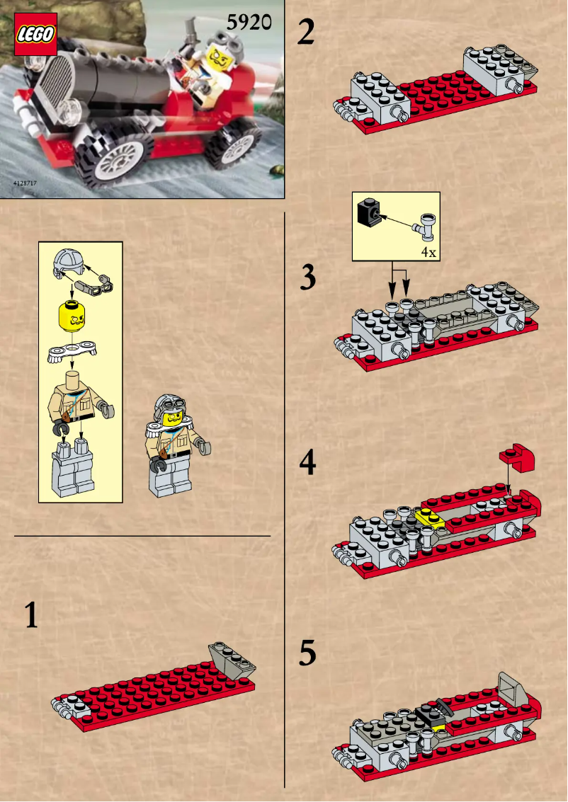 Page 1 of the manual User Manual Lego Island Racer