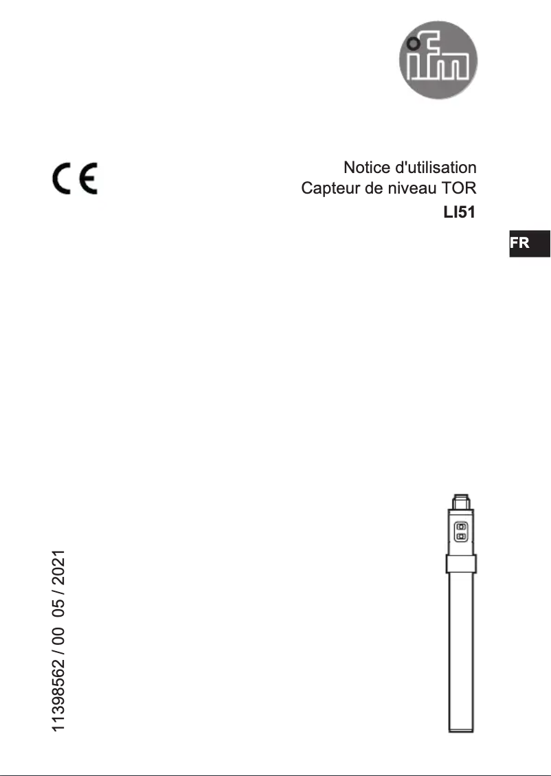 Page n°1 - Manuel utilisateur IFM LI5143