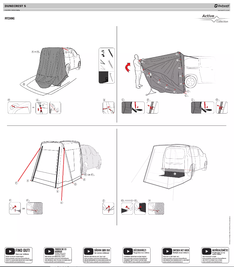 Page 1 de la notice Manuel utilisateur Outwell Dunecrest S