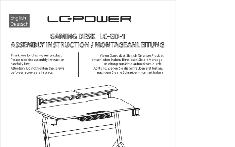 Image de la première page du manuel de l'appareil LC-GD-1R