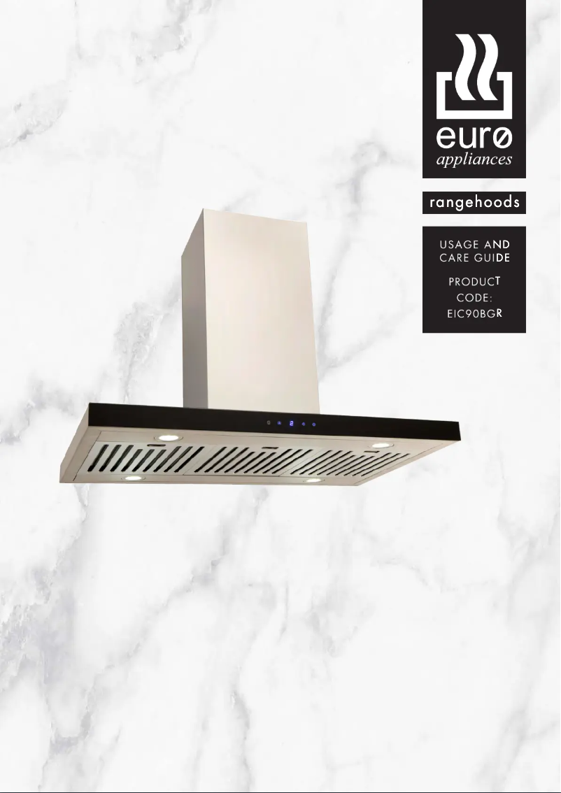 Page n°1 - Manuel utilisateur Euro Appliances EIC90BGR