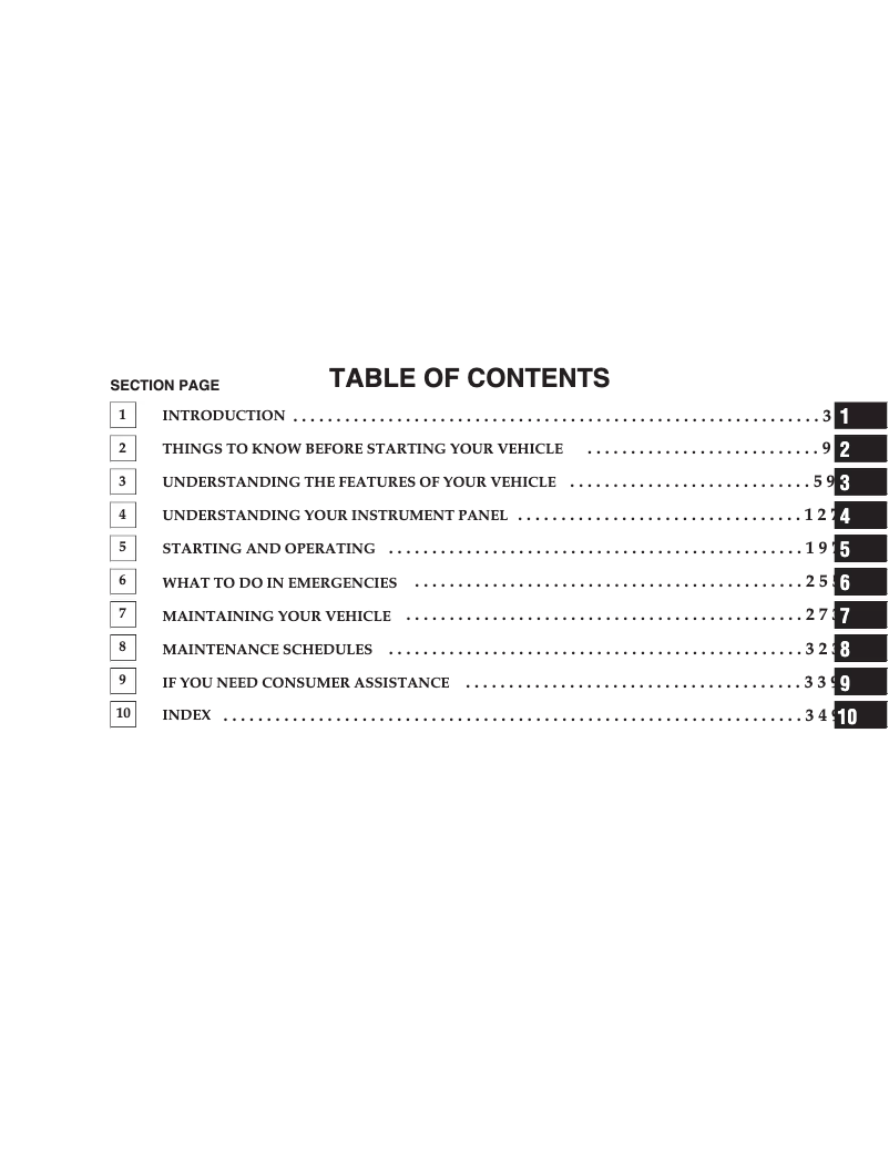 First page image of the manual for Magnum (2005)