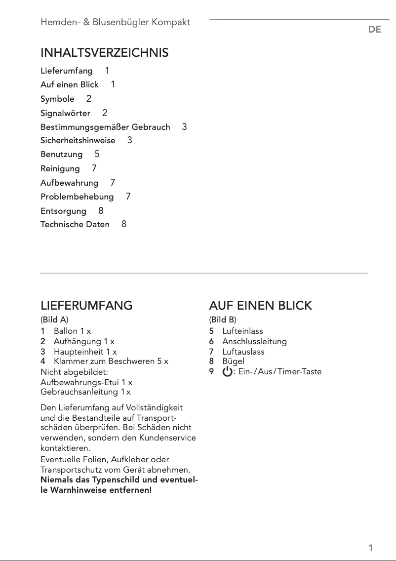 Página 1 del manual Manual de usuario Maxxmee 04067