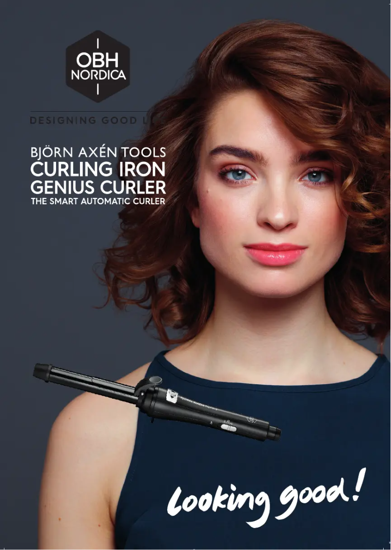 Page n°1 - Manuel utilisateur OBH Nordica Björn Axén Genius Curler 3123