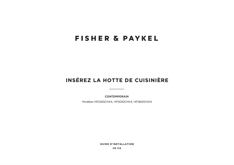 Image de la première page du manuel de l'appareil HP24IDCHX4