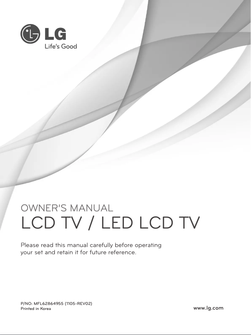 Imagen de la primera página del manual del dispositivo 32LD462C