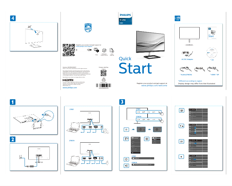 Imagen de la primera página del manual del dispositivo 278E1