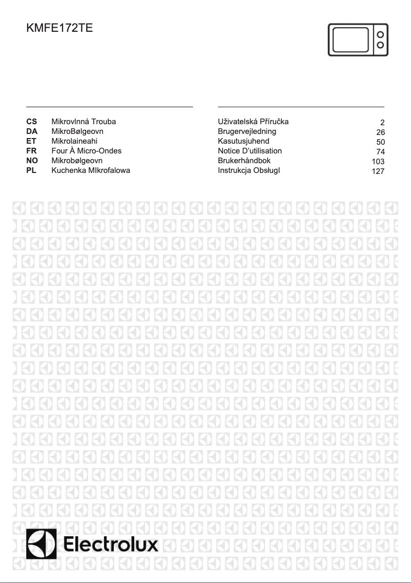 Page n°1 - Manuel utilisateur Electrolux KMFE172TEX