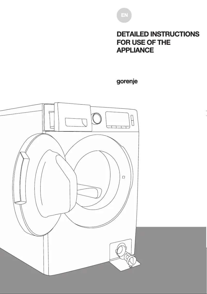 Page n°1 - Manuel utilisateur Gorenje WD10514