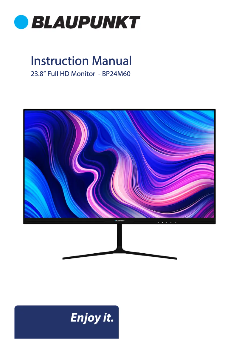 Page n°1 - Manuel utilisateur Blaupunkt BP24M60