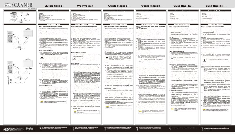 Page n°1 - Manuel utilisateur Plustek SecureScan X150