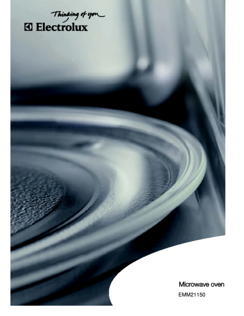 Page n°1 - Manuel utilisateur Electrolux EMM21150W