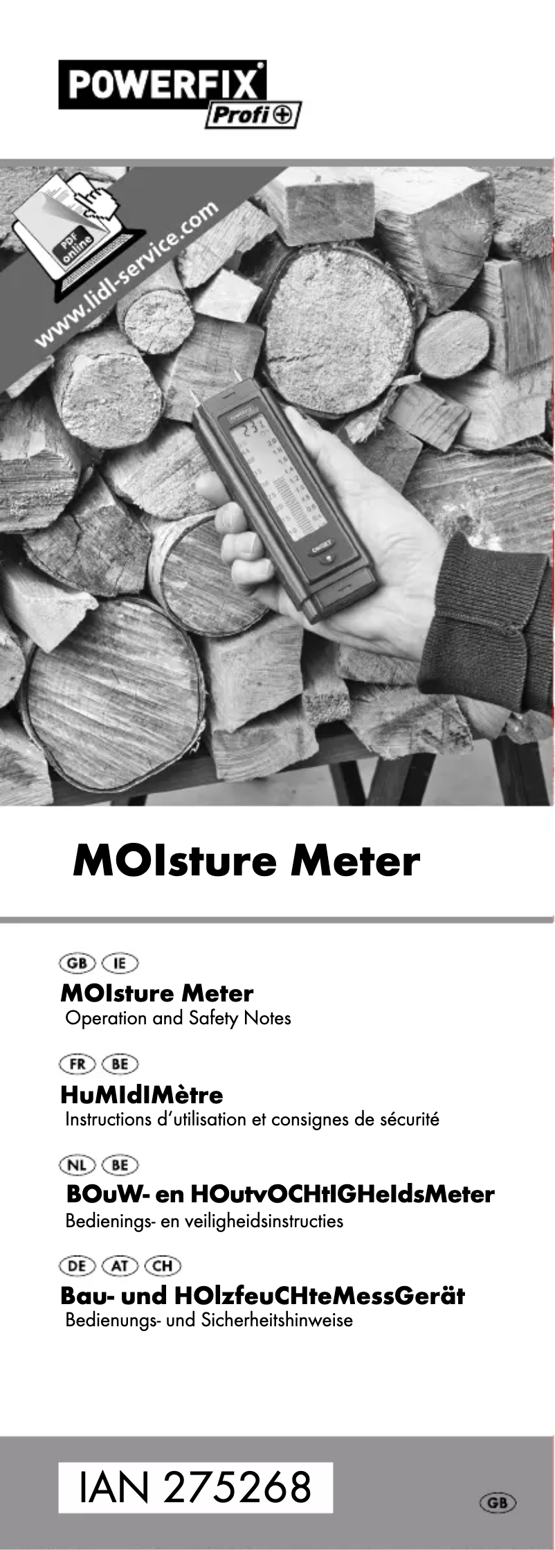 Page n°1 - Manuel utilisateur Powerfix 109791-14-01