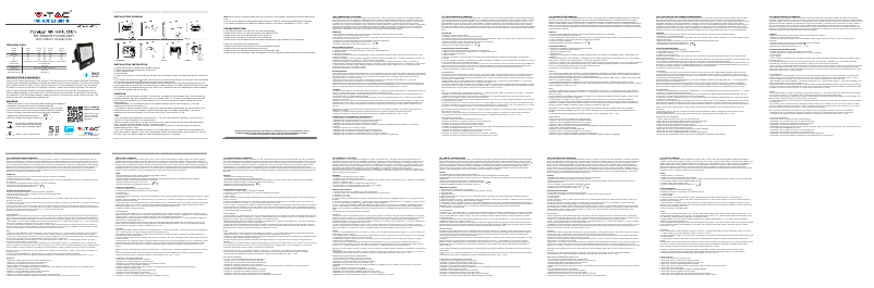 Page 1 de la notice Manuel utilisateur V-TAC VT-128S