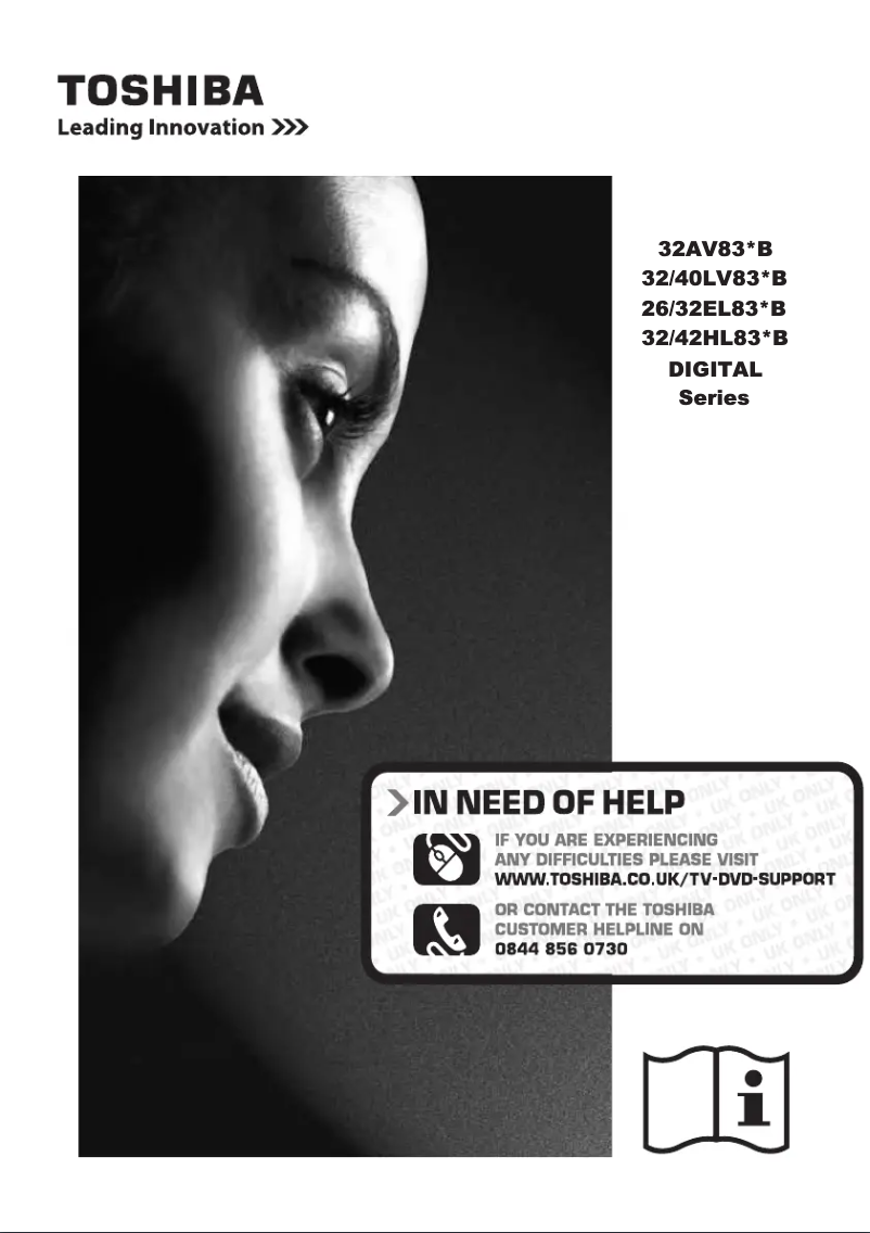 Page 1 de la notice Manuel utilisateur Toshiba 32SL863B