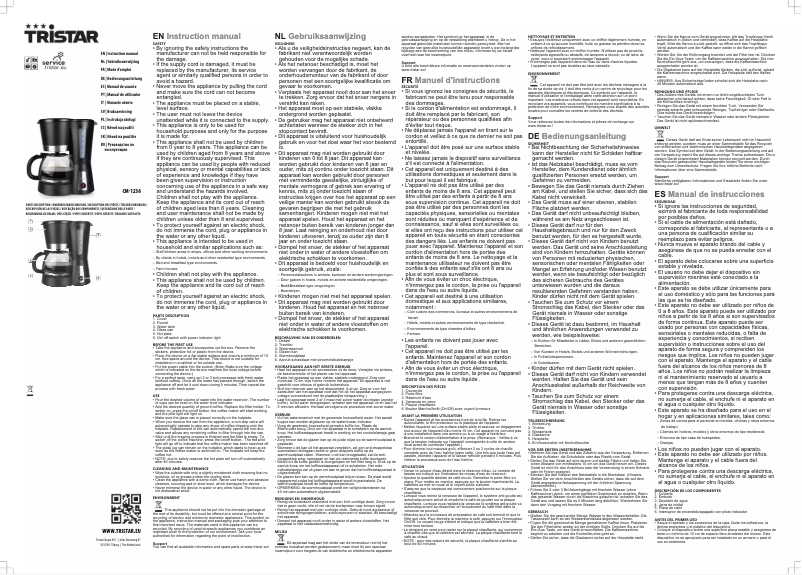 Image de la première page du manuel de l'appareil CM-1236