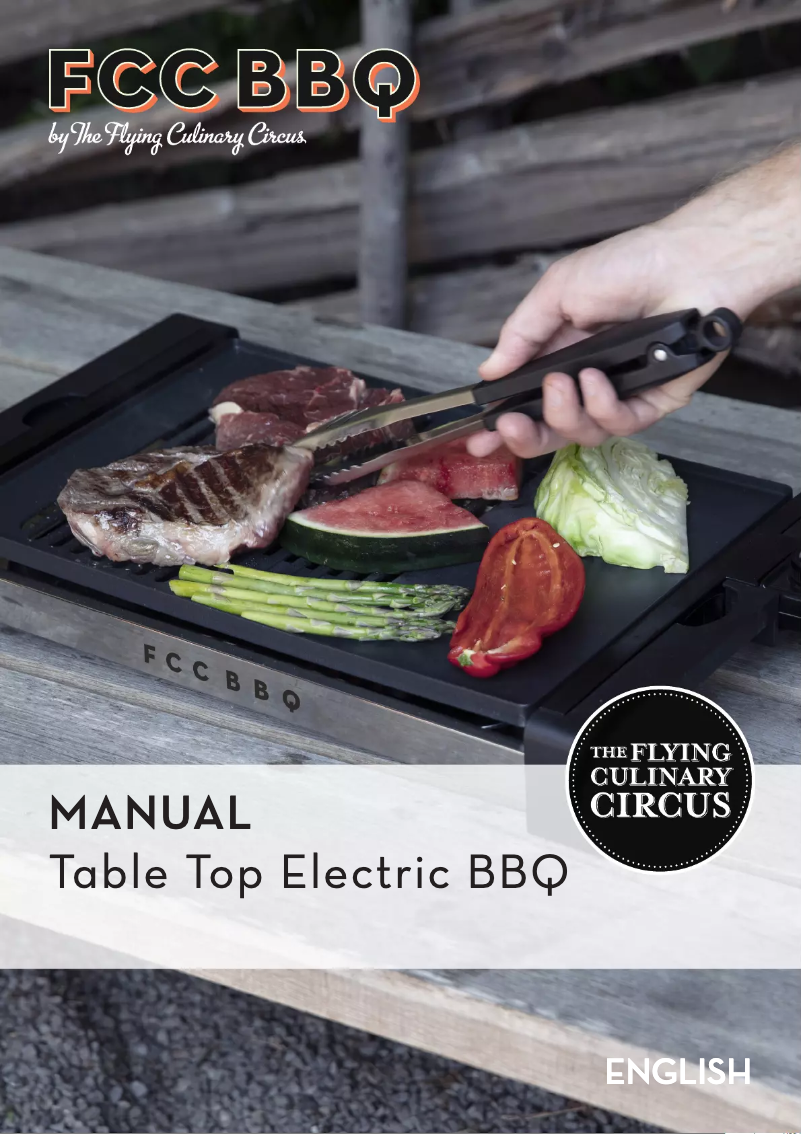 Page 1 de la notice Manuel utilisateur FCC BBQ FCC-EG-211000