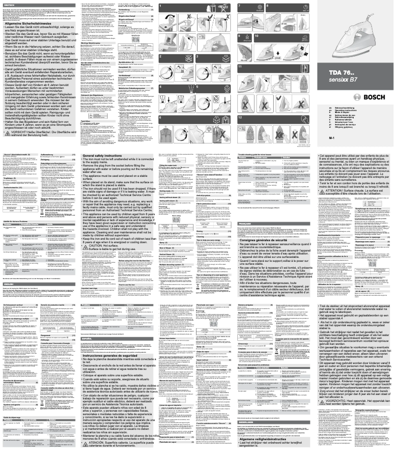 Page 1 de la notice Manuel utilisateur Bosch TDA7640