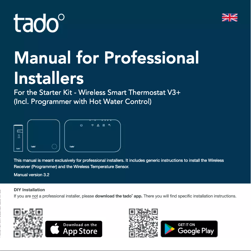 Image de la première page du manuel de l'appareil Wireless Temperature Sensor
