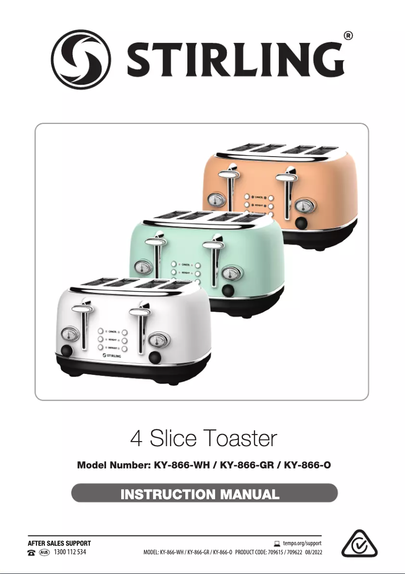 Image de la première page du manuel de l'appareil KY-866