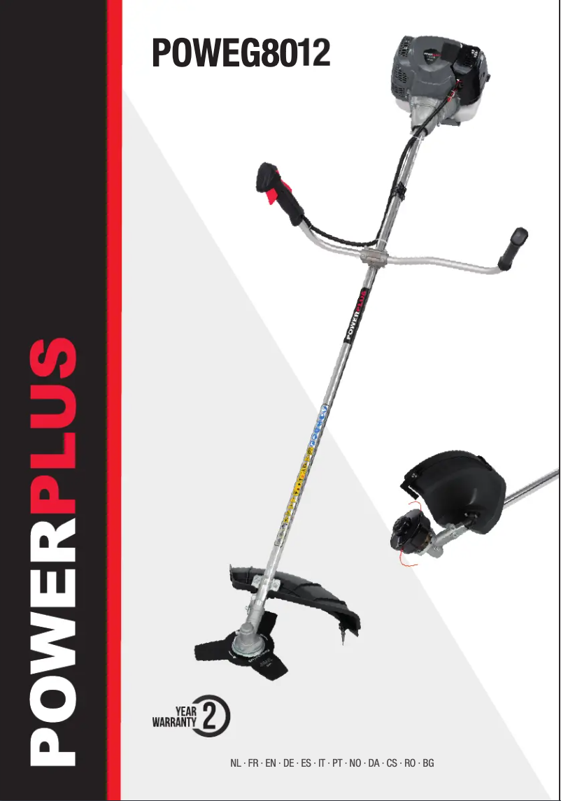 Page 1 de la notice Manuel utilisateur PowerPlus POWEG8012
