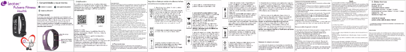 Page 1 de la notice Manuel utilisateur Leotec Pulsera Fitness Health
