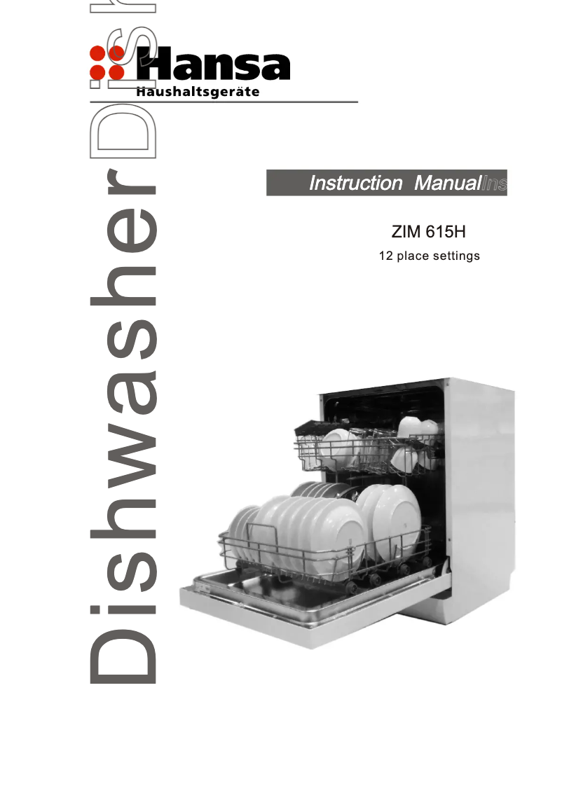 Page 1 de la notice Manuel utilisateur Hansa ZIM615H