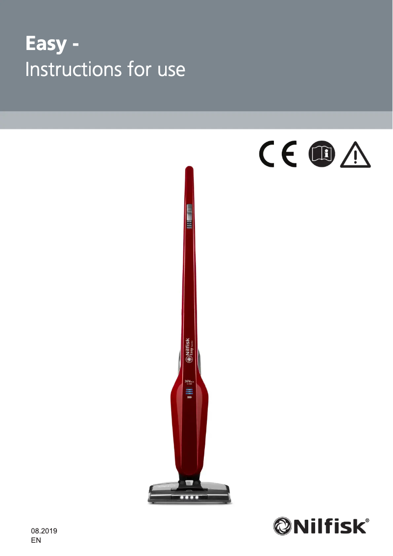 Page 1 de la notice Manuel utilisateur Nilfisk Easy