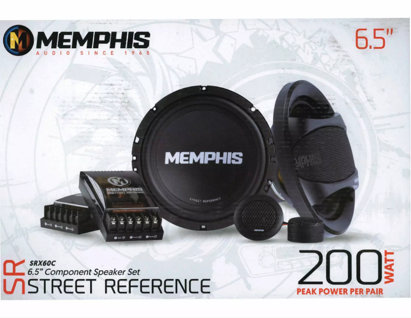 Page 1 de la notice Manuel utilisateur Memphis Audio SRX60C