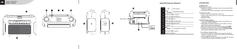 Página 1 del manual Manual de usuario Thomson RT231