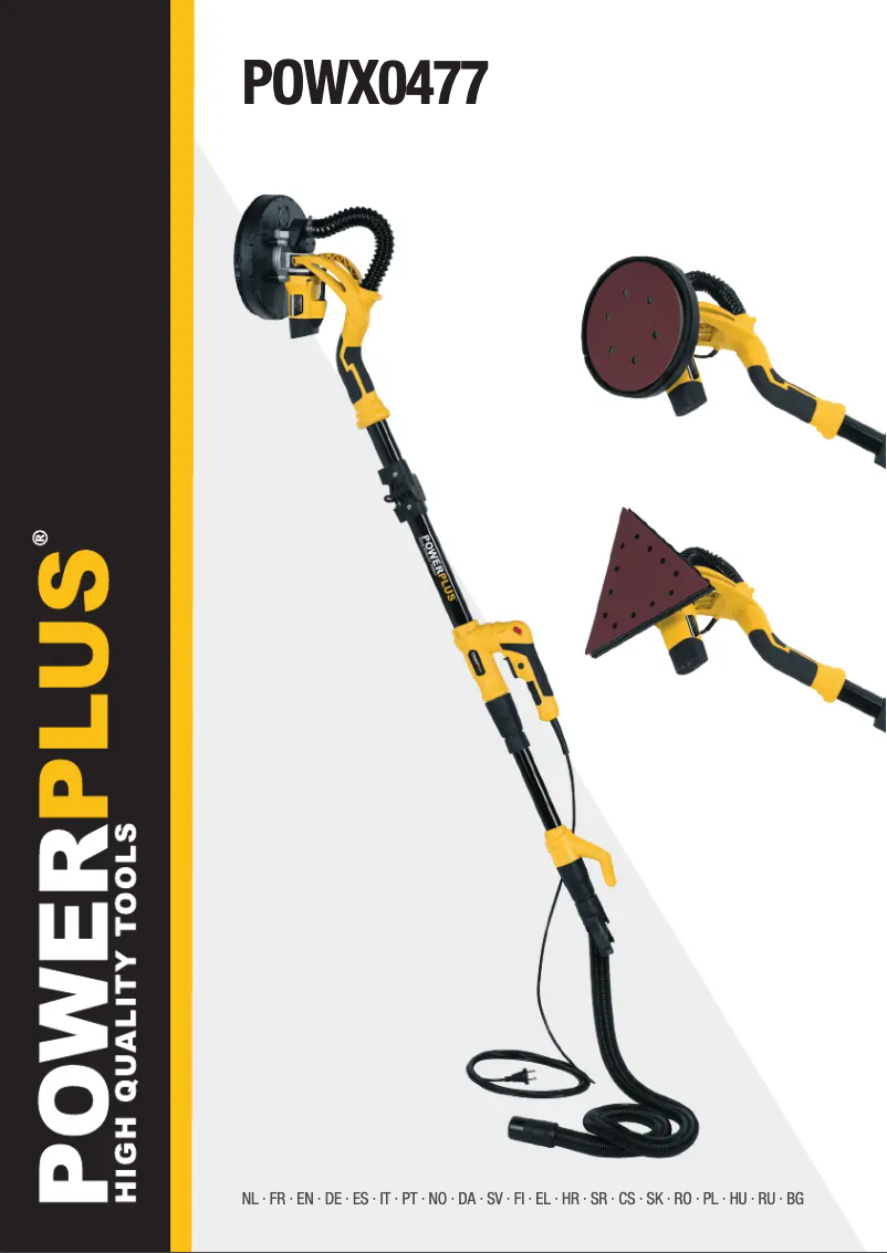 Image de la première page du manuel de l'appareil POWX0477