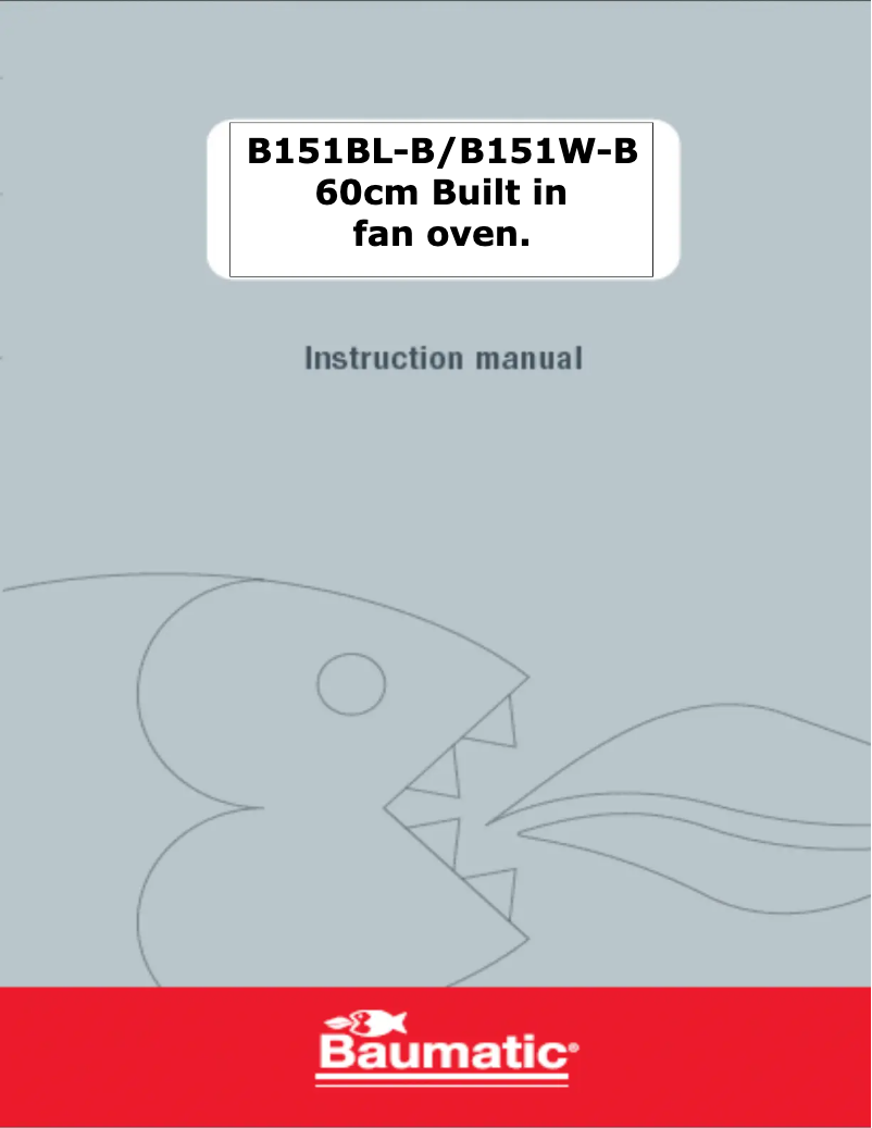 Page n°1 - Manuel utilisateur Baumatic B151