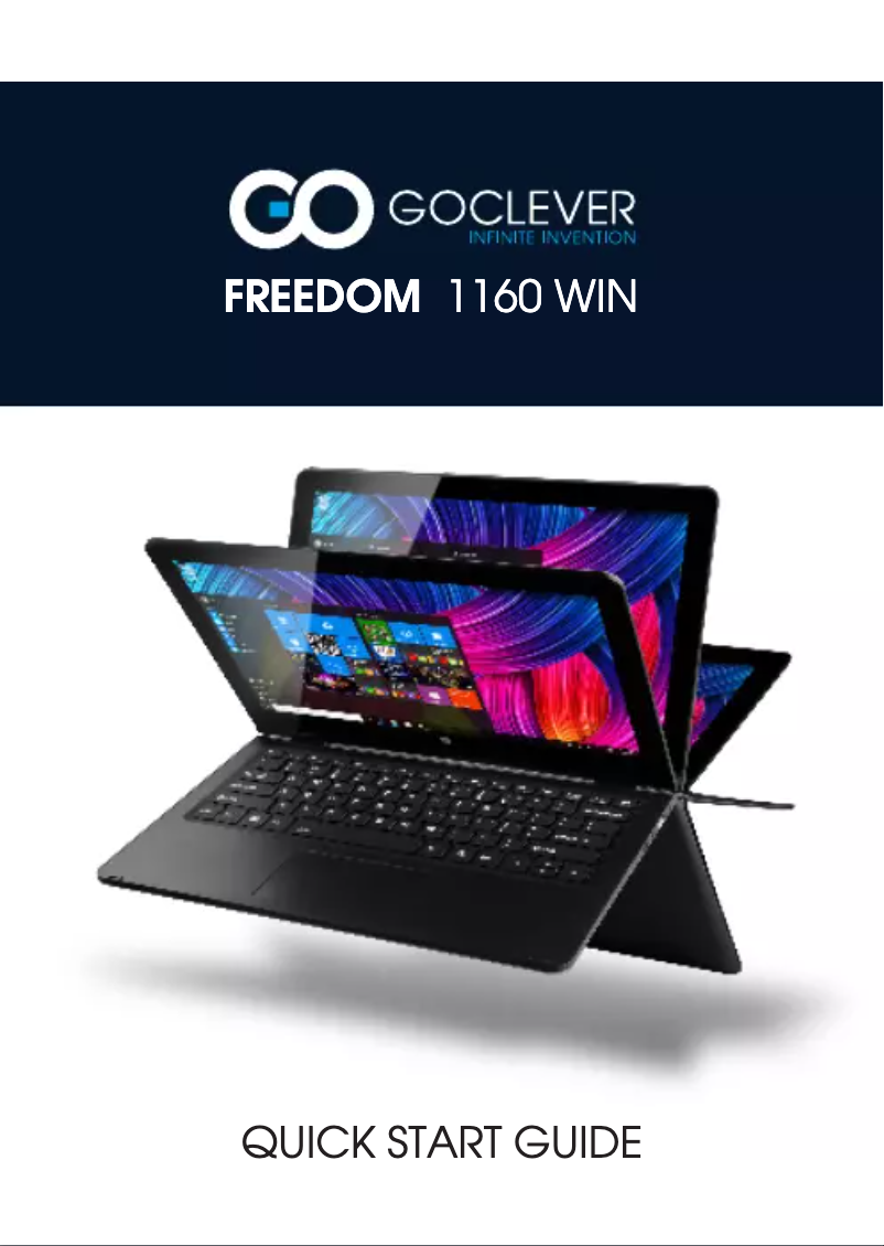 Imagen de la primera página del manual del dispositivo INSIGNIA FREEDOM 1160 WIN