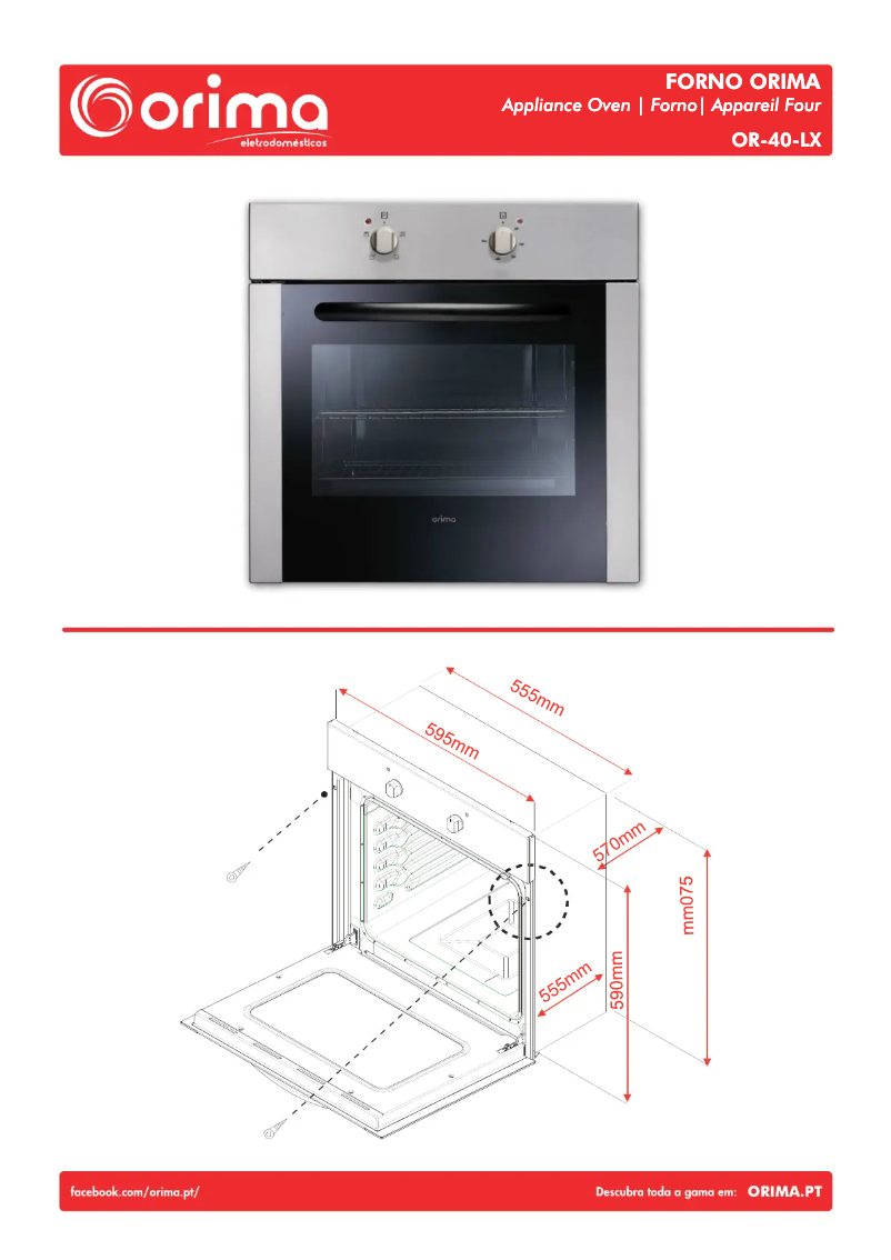 Page n°1 - Brochure Orima OR 40 LX