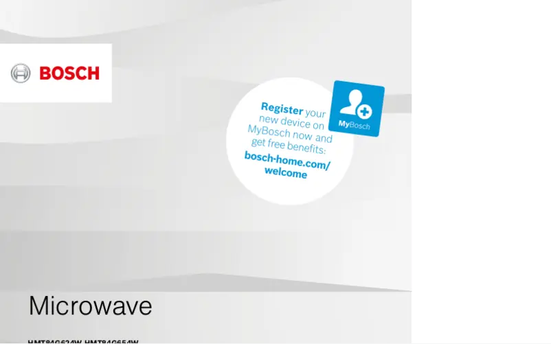 Image de la première page du manuel de l'appareil HMT84G654M