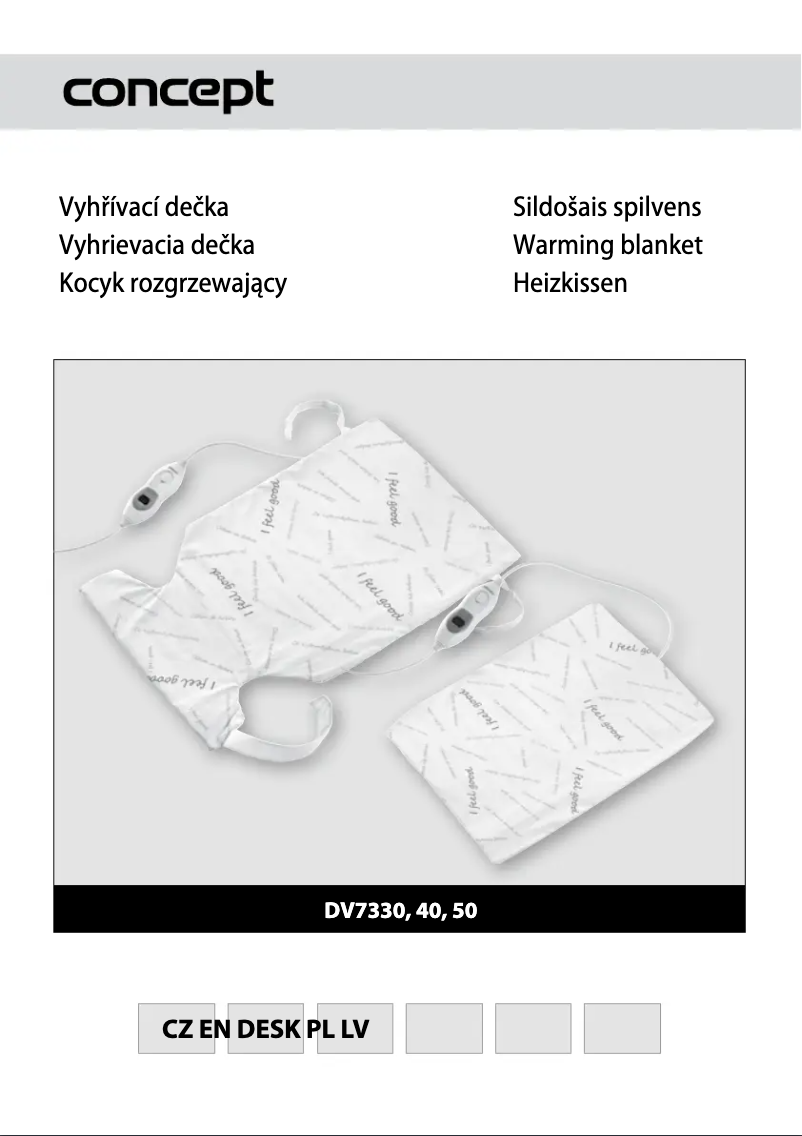 Page 1 de la notice Manuel utilisateur Concept DV 7340