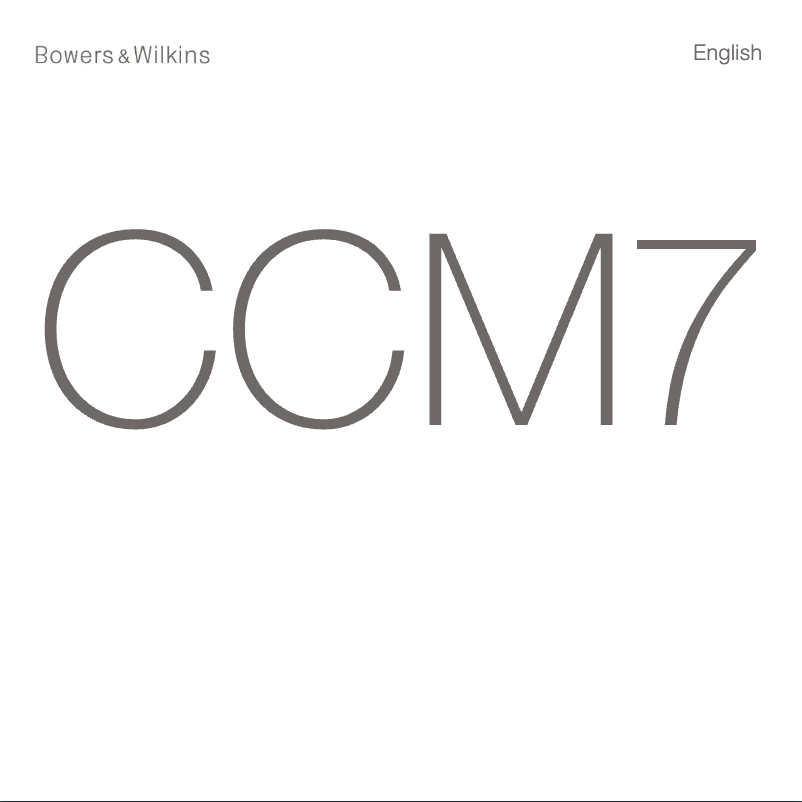 Page n°1 - Fiche technique Bowers & Wilkins CCM362