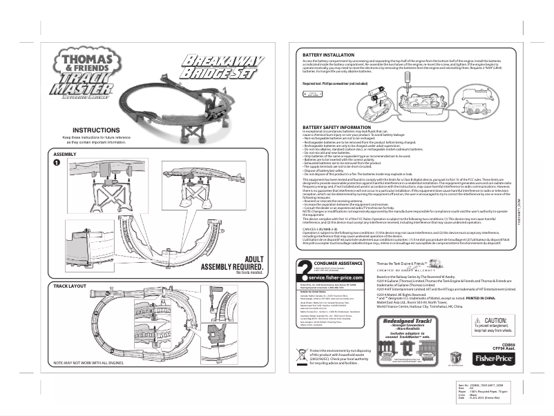 Image de la première page du manuel de l'appareil CDB59