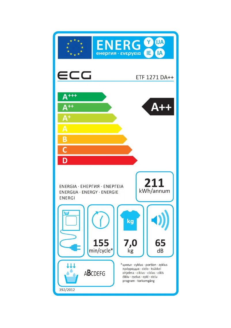 Page n°1 - Manuel utilisateur ECG ETF 1271 DA++