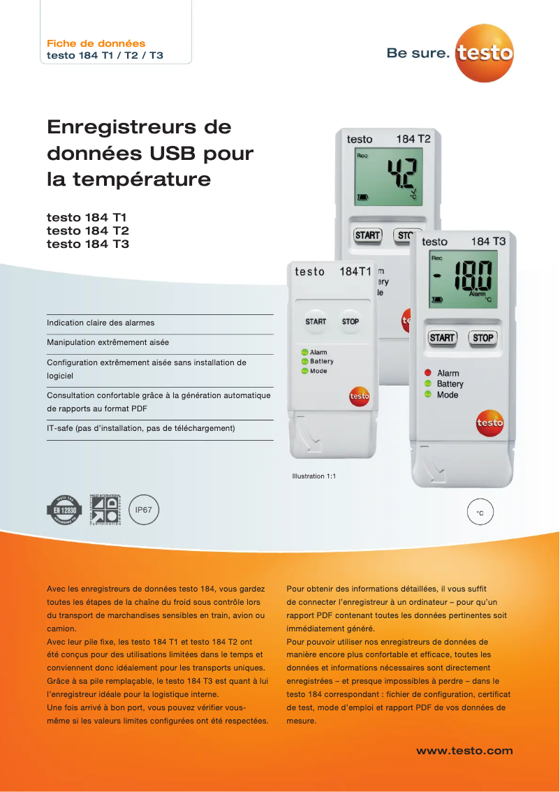 Image de la première page du manuel de l'appareil 184 T3